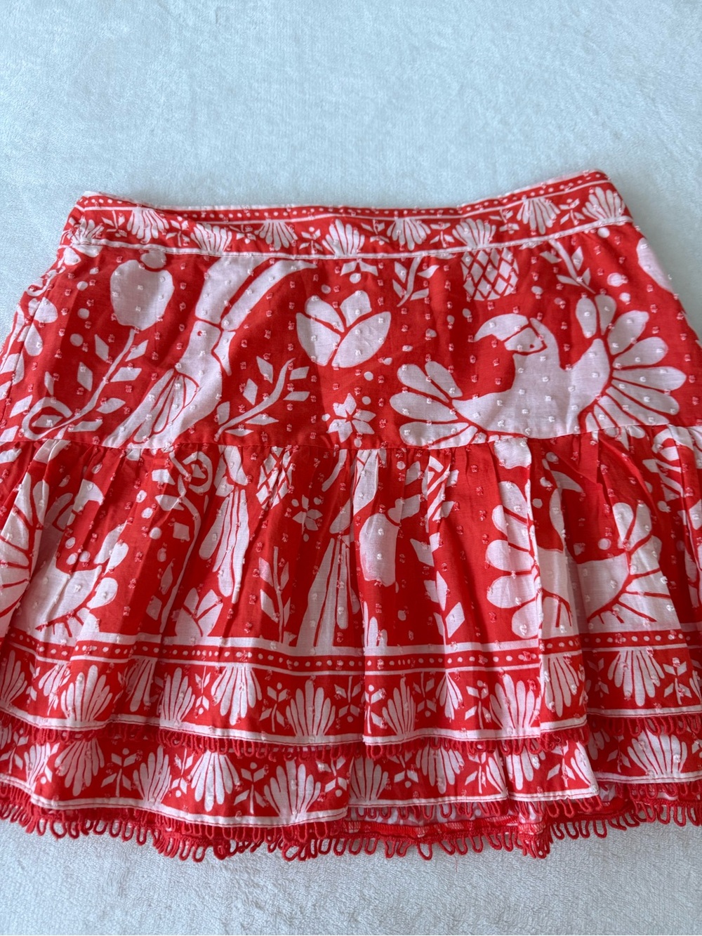 FARM Rio Coral Red and White Floral Two-Piece Set - Picture 8 of 15